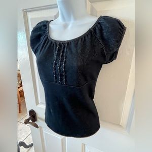 Women’s short sleeved shirt VYX brand size small denim colored